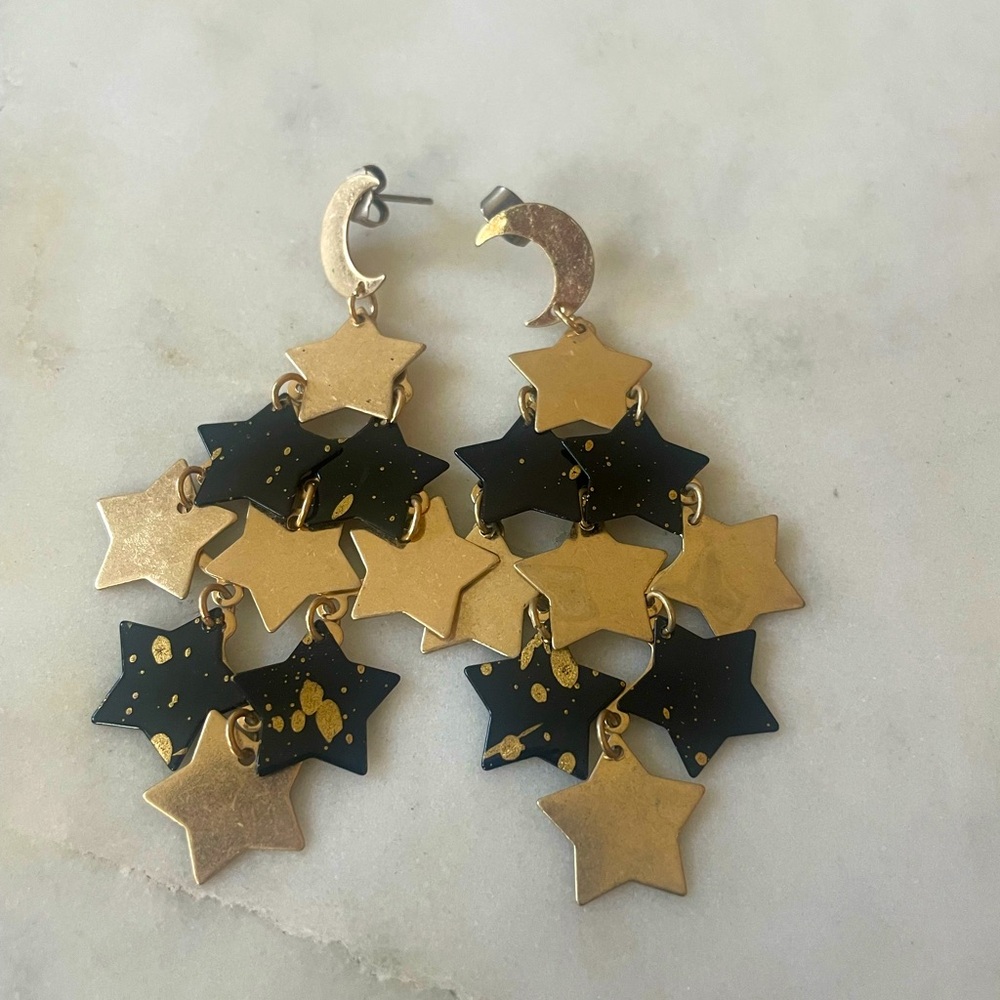 Cute Dangly Star Earrings